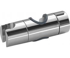 Gedy Slider Halterung Schutzhülle für Brausestange, grau, 4 x 12 x 4 cm