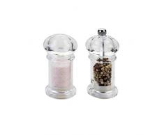 Metaltex 252810010 Salzstreuer und Gewürzmühle Set Acryl