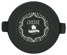 Taylors Eye Witness, runde Käse-Platte mit Griffen, schwarz