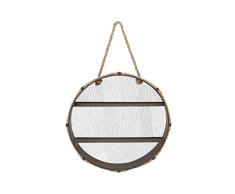 Deco 79 93936 Metall & Seil Wandregal