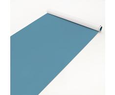 Klebefolie einfarbig - Farbe Ocean Blue - Selbstklebende Folie MÃ¶belabdeckung Designfolie DIY Aufkleber MÃ¶belfolie Glasfolie Holzaufleger Dekorfolie HxB: 150cm x 100cm