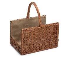 Prestige Wicker Weiden Holzkorb, Natur, 50 x 36 x 35 cm