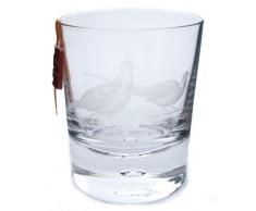 Royal Brierley Graviertes Trinkglas, Fasan, transparent