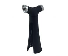 Renberg RB-3920 - Korkenzieher abs-Kunststoff und Gummi Farbe: schwarz mit silikonbeschichtung