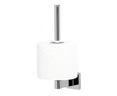 Tiger Dock Toilettenpapierhalter, Premium-Reserverollenhalter aus verchromtem Edelstahl, B x H x T: 5 x 24,5 x 9,4 cm