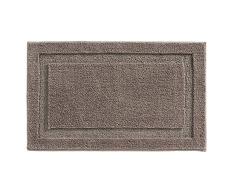 InterDesign 17069EU Mikrofaser Spa Teppich, 86 x 53 cm, taupe