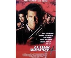 Lethal Weapon - 4, Mel Gibson, Danny Glov - Filmposter Kino Movie XXL-Poster - Grösse 70x100 cm