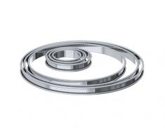 DeBuyer Tortenringe, Edelstahl, Silber, 27.9 x 20.1 x 10.9 cm