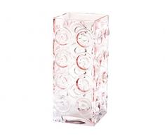 Pasabahce Chicago Vase, Glas, Rosarot