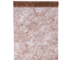 Santex 4754 Tischläufer Fanon Premium Stoff, Schokoladenbraun