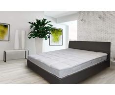 Sogni e capricci TO-BASIC-BIANCO-2P Basic Topper, DOPPELT, Weiss