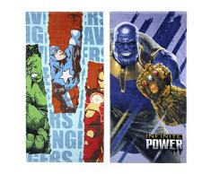 CerdÃ¡ Schweinchen Badetuch Baumwolle Avengers, Lila, 70 x 140 cm