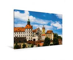 Premium Textil-Leinwand 120 cm x 80 cm quer, Ein Motiv aus dem Kalender Romantisches Neuburg an der Donau | Wandbild, Bild auf Keilrahmen, Fertigbild auf echter Leinwand, Leinwanddruck (CALVENDO Orte);CALVENDO Orte