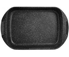 Home Grillpfanne antihaftbeschichtet, Aluminium, schwarz/anthrazit, 25x20 cm