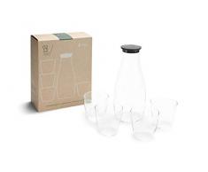 Retap Eco Set Wasser 1 Krug und 4 Becher, Glas