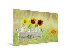 Premium Textil-Leinwand 120 x 80 cm Quer-Format Petites Fleurs | Wandbild, HD-Bild auf Keilrahmen, Fertigbild auf hochwertigem Vlies, Leinwanddruck von Avianaarts Design Fotografie by Tanja Riedel