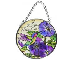 Amia Kolibri Glas Suncatcher, Multicolor, 3–1/2