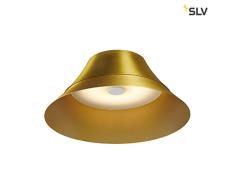 SLV BATO 45 CW, Indoor Deckenaufbauleuchte, Messing, LED, 2500K Leuchte Aluminium 30 W, gold