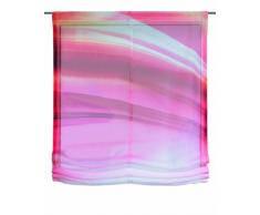 Home fashion 69520-723 Raffrollo Digitaldruck Lincoln Voile, mit ZubehÃ¶r, 140 x 80 cm, rose
