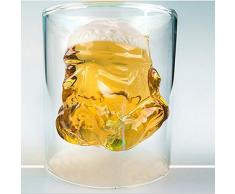 VI AI Doppelwandige Wassergläser Whisky-Glas Tasse Kristall Becher Star Wars Becher 150 ml 1 Stück