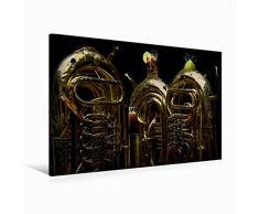 Premium Textil-Leinwand 120 cm x 80 cm quer Tuba libre | Wandbild, Bild auf Keilrahmen, Fertigbild auf echter Leinwand, Leinwanddruck