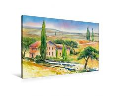 Premium Textil-Leinwand 90 x 60 cm Quer-Format Provence | Wandbild, HD-Bild auf Keilrahmen, Fertigbild auf hochwertigem Vlies, Leinwanddruck von Jitka Krause