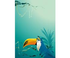 INDIGOS 4051719777925 Wandtattoo MF513 Schwäne Vögel im Wald 40 x 28 cm