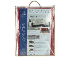 Zebra Textil Sofa, Rot