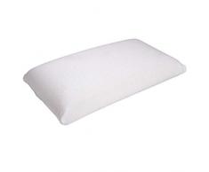 Bellasoft Kopfkissen „Classico Aria“ – Orthopädisches Memory Foam Kissen für Rücken-und Seitenschläfer mit Thermobezug, 60x40x16 cm, Weiß