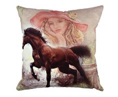 Gravel Dekokissen Cotton, Mehrfarbig, 43 x 43 cm