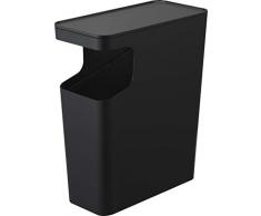 YAMAZAKI Mülleimer, Kunststoff, Schwarz, One Size