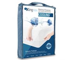 Kingnex Matratzenschoner Twin XL weiß