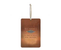 Demdaco Sie benötigt EIN Hero 10,2 cm Breite x 15,2 cm Höhe Pinnwand Plaque Home Decor