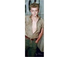 1art1 43405 James Dean - Wohnmobil I Tür-Poster (158 x 53 cm)