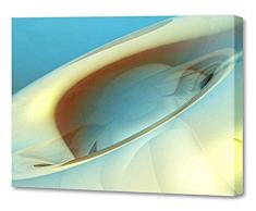 Menaul Fine Art Wasser Drop Limited Edition Artwork, 91,4 x 61 cm blau/weiß/gelb/braun