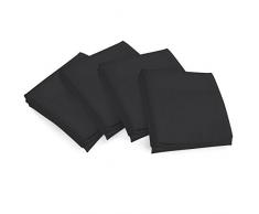 Zen Bambus Ultra Soft Kopfkissen Fall (4 Pack) – PREMIUM, umweltfreundlich, hypoallergen, und knitterfrei Bambus, Bambus, grau, King Size