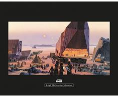 Komar Wandbild Star Wars Classic RMQ Java Market | Kinderzimmer, Jugendzimmer, Dekoration, Kunstdruck | ohne Rahmen | WB151-50x40 | Größe: 50 x 40 cm (Breite x Höhe)