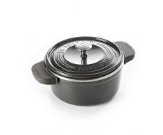 GreenPan Featherweights Dutch-Oven Kochtopf 24-cm Ø mit Keramik-Beschichtung 50% leichter als Gusseisen Koch-Töpfe Backofen-Fest und Glas-Deckel Spülmaschinen geeignet