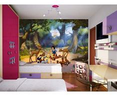 AG Design FTDXXL 0265 Disney Princess Schneewittchen Snow White, Papier Fototapete Kinderzimmer- 360x255 cm - 4 teile, Papier, multicolor, 0,1 x 360 x 255 cm