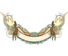 Indigos 4051719731163 Wandtattoo MF163 Ranke Tribal Vogel Ornament 120 x 58 cm