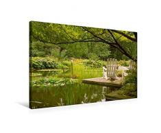 Calvendo Premium Textil-Leinwand 75 cm x 50 cm quer, Planten un Blomen Hamburg | Wandbild, Bild auf Keilrahmen, Fertigbild auf echter Leinwand, Leinwanddruck: Botanischer Garten in Hamburg Orte Orte