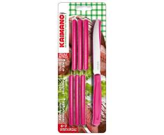 Kaimano Dinamik Steakmesser, Edelstahl, Rosa, 28 x 10 x 2 cm, 9-Einheiten