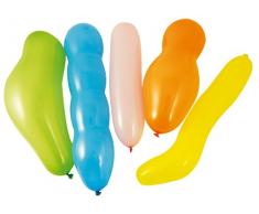 FACKELMANN Luftballons Fantasy bunt, Latex, Mehrfarbig, verschieden