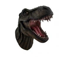 HD44637 - Jurassic Backen - Tyrannosaurus Rex Wandmontage 15 Zoll Dinosaurier Kopf Skulptur - T-Rex Büste