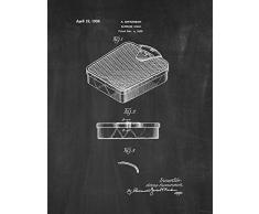 Frame a Patent Personenwaage, Lackdruck, M11746 13 x 19 Kreidetafel