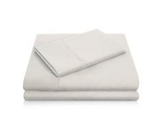 MALOUF Bettlaken-Set für Doppelbett, gebürstete Mikrofaser, sehr weich, knitterfest California King Treibholz-Braun