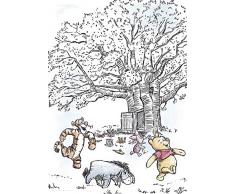 Disney Wandbild von Komar | Winnie Pooh Playground | Kinderzimmer, Babyzimmer, Dekoration, Kunstdruck | Größe 50x70cm (Breite x Höhe) | ohne Rahmen | WB063-50x70