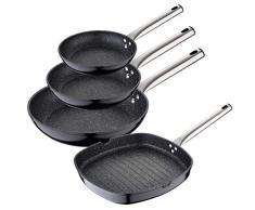 San Ignacio PK1188 Pfannenset Neon Black, Schwarz