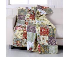 Greenland Home Blooming Prairie gesteppt Patchwork Überwurf