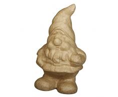 RAYHER 71917000 Pappmaché Gartenzwerg FSC Recycled 100%, 11,5 x 9,5 x 20,5 cm, stehend